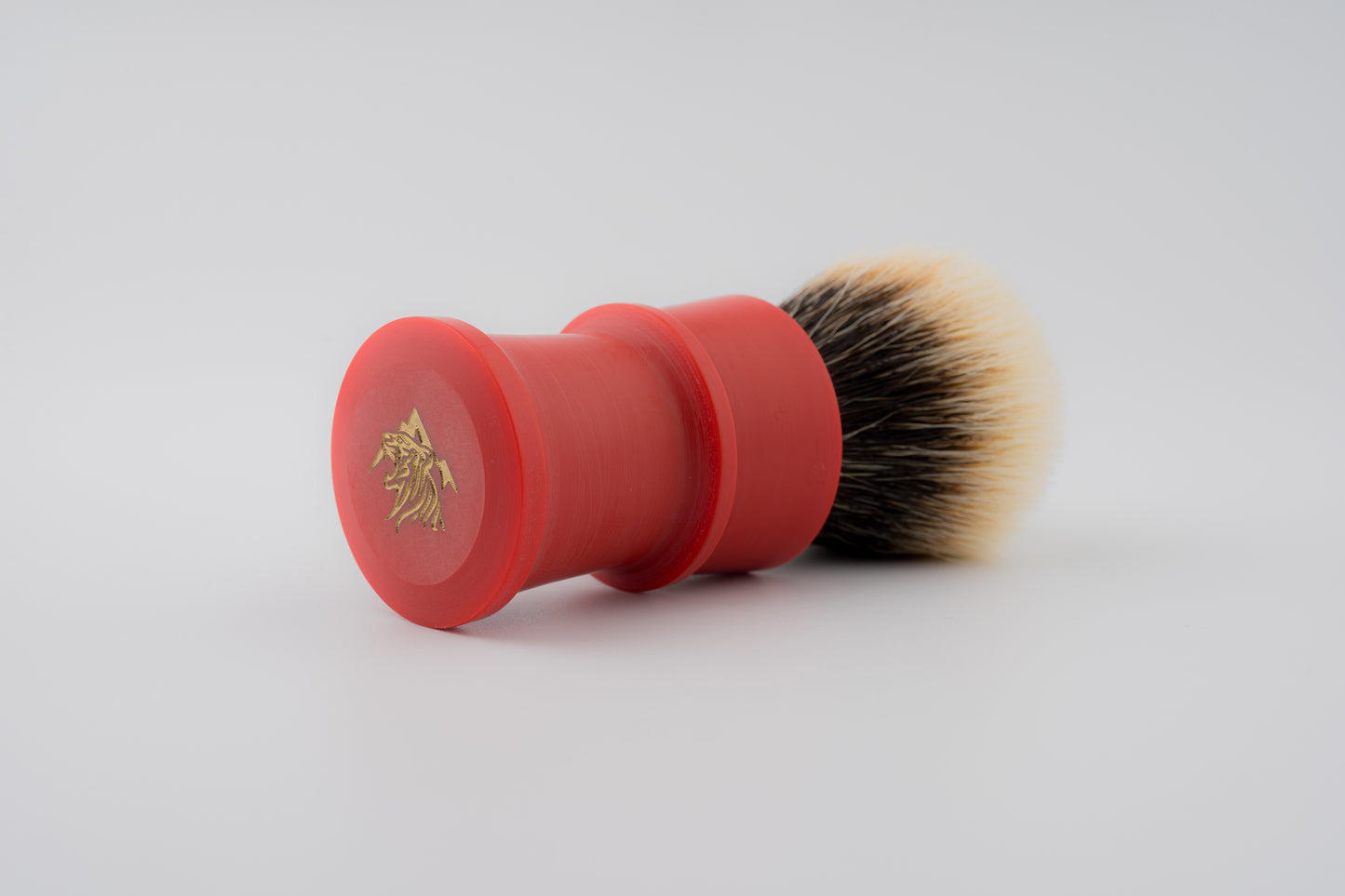 Frosted- Compass shaving brush handle