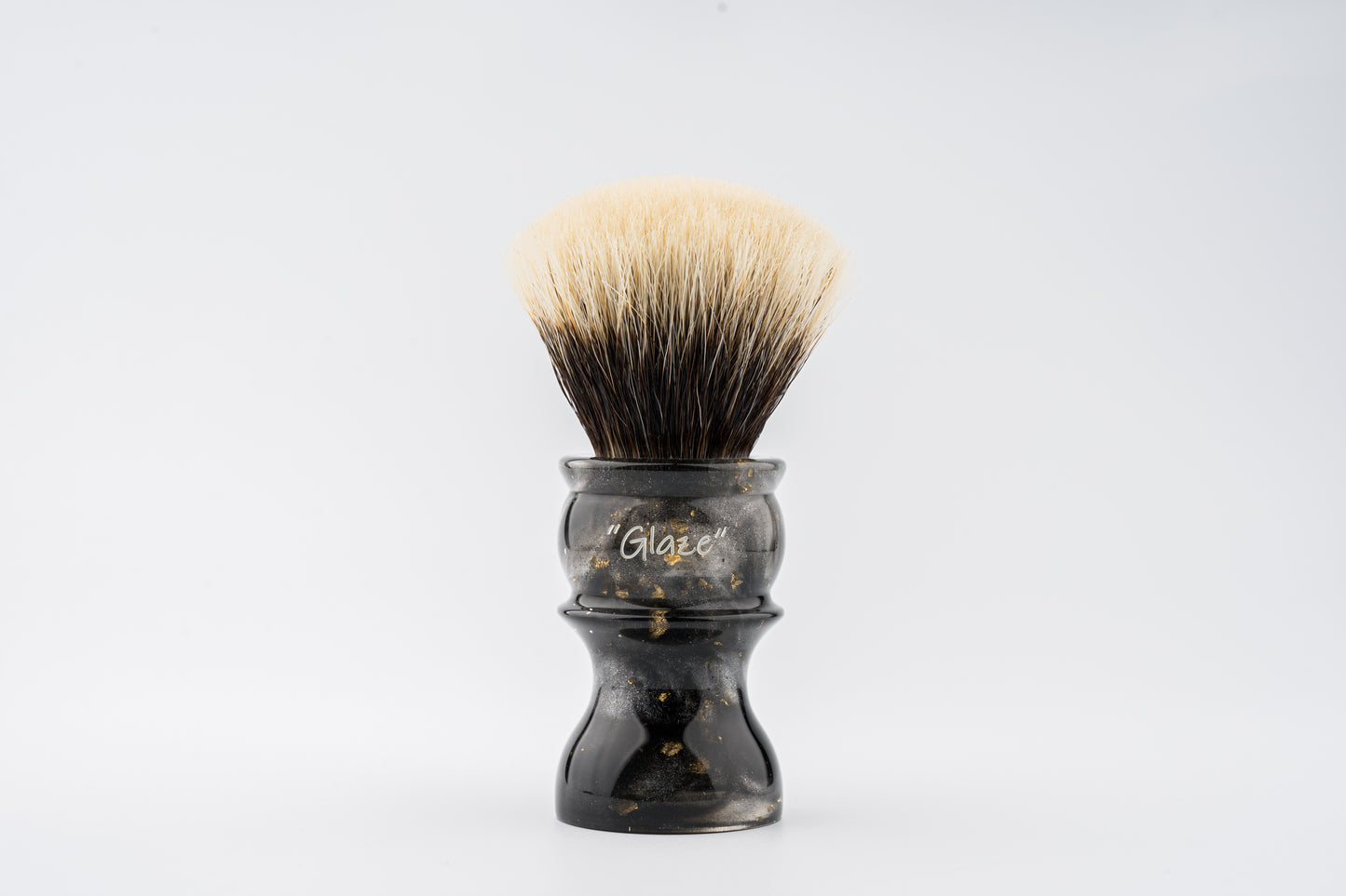 Glaze - Pandora - Ink & Gold shaving brush handle