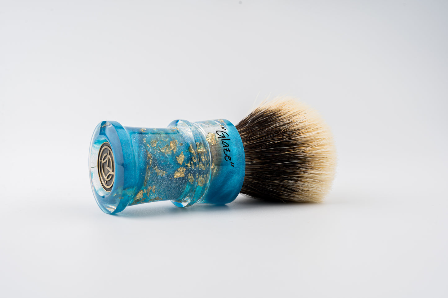 Glaze - Fortress - Golden Waves shaving brush handle