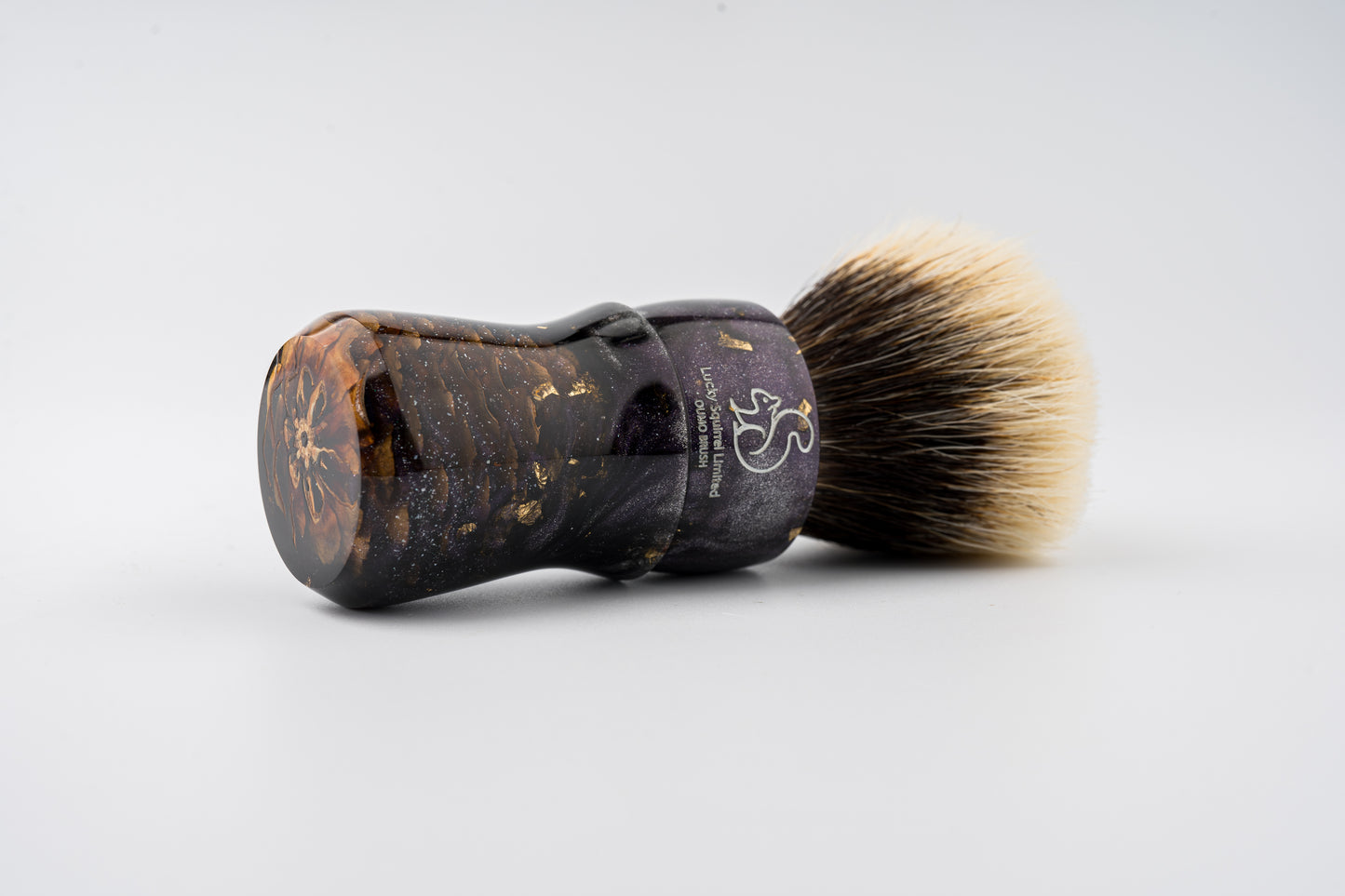 Lucky Squirrel Limited shaving brush handle