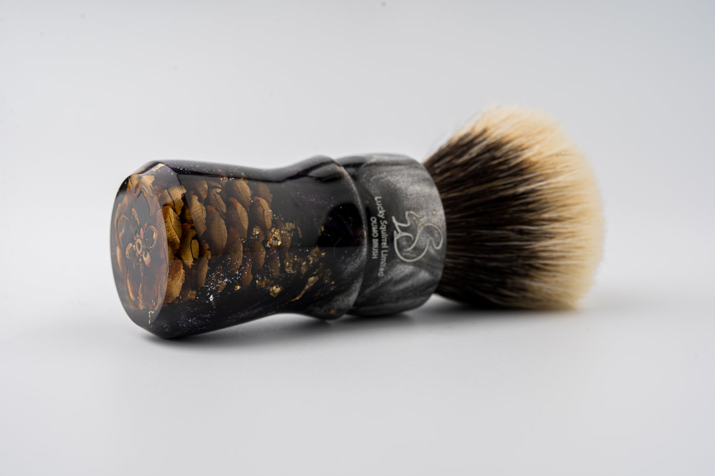 Lucky Squirrel Limited shaving brush handle