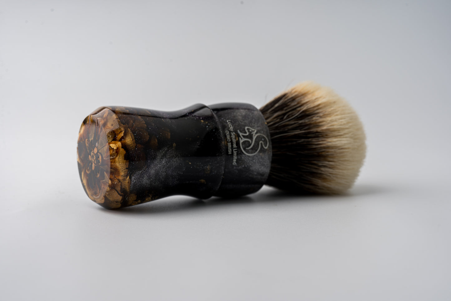 Lucky Squirrel Limited shaving brush handle