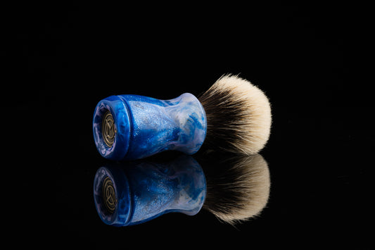 Element  - 'Azure 'shaving brush handle