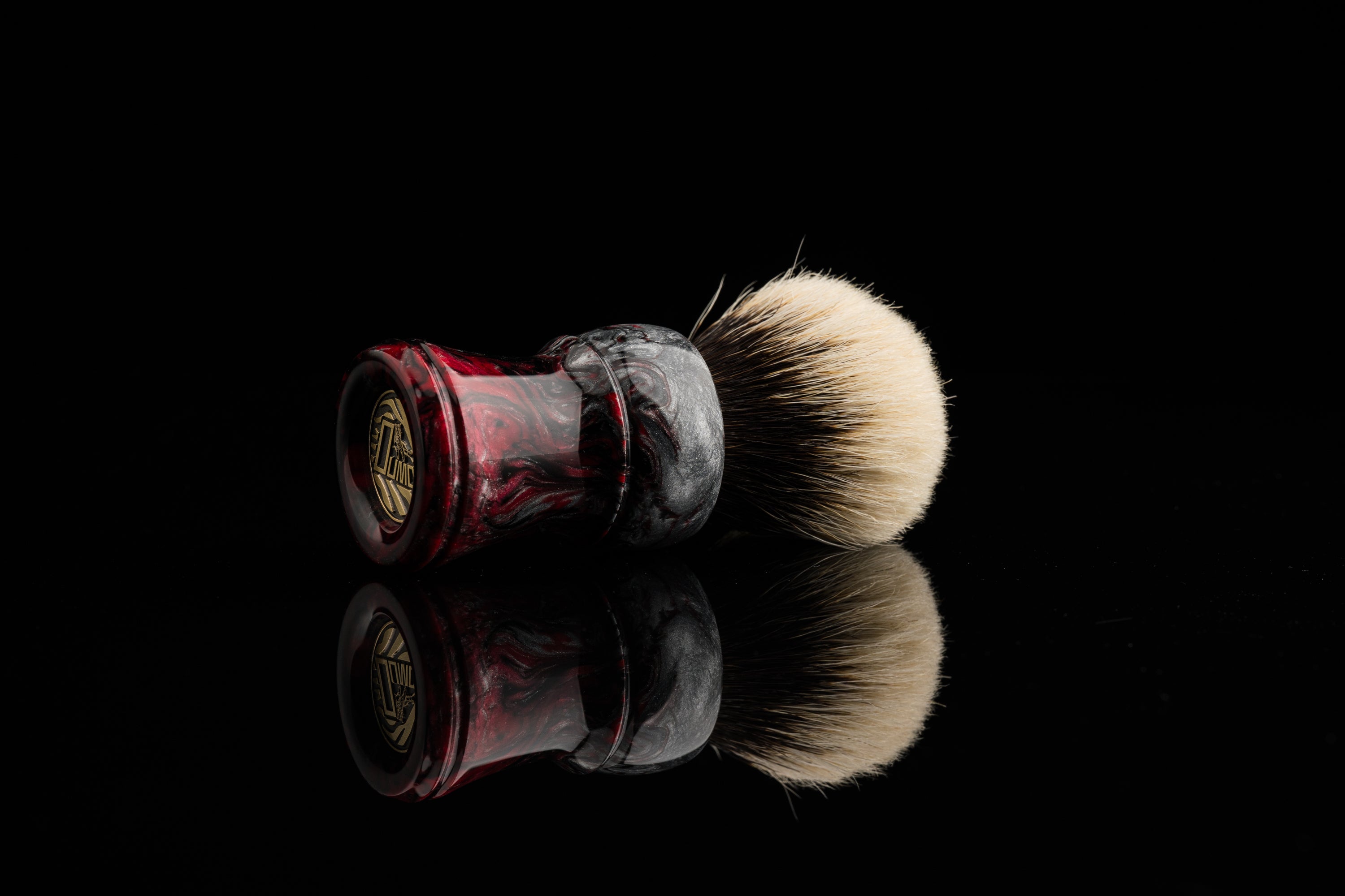 Climber - ‘Blazing Fire’ shaving brush handle – OUMOSHAVINGBRUSH