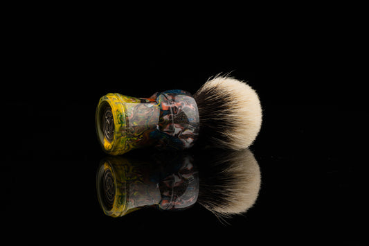 Climber - Glaze -‘Colorful’ shaving brush handle