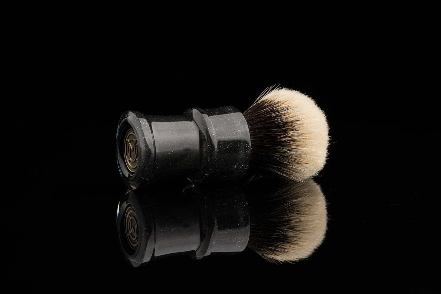 Fortress - Glaze - ‘Black’ shaving brush handle