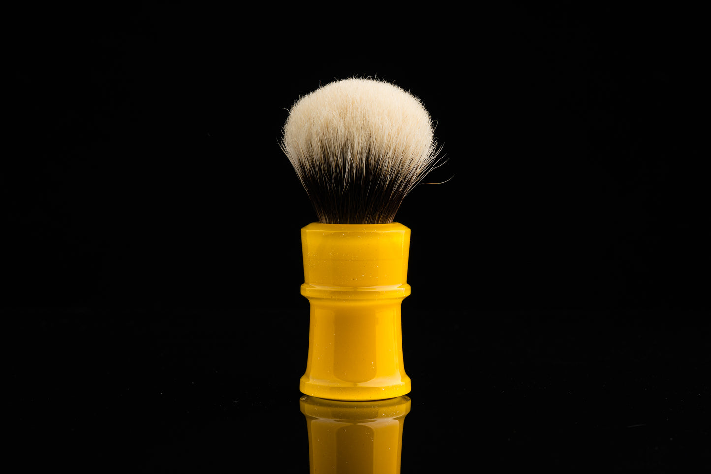 Fortress - Glaze - ‘Yellow’ shaving brush handle