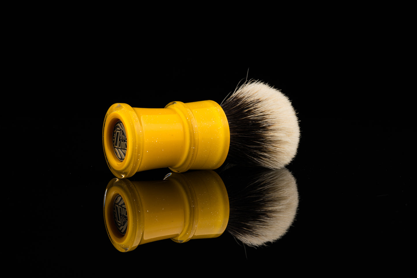 Fortress - Glaze - ‘Yellow’ shaving brush handle