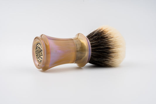 Lighthouse - Purple Flame shaving brush handle