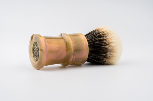 Fortress - Purple Flame shaving brush handle