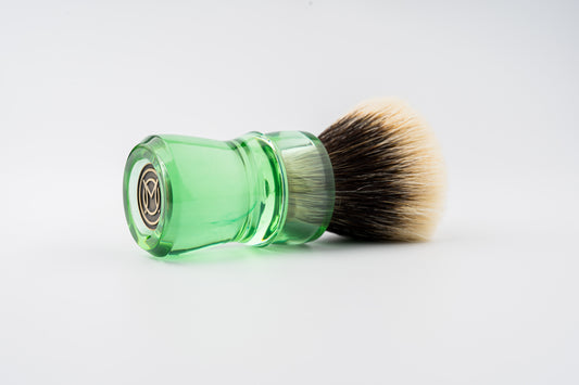 Warhammer - Green Glass shaving brush handle