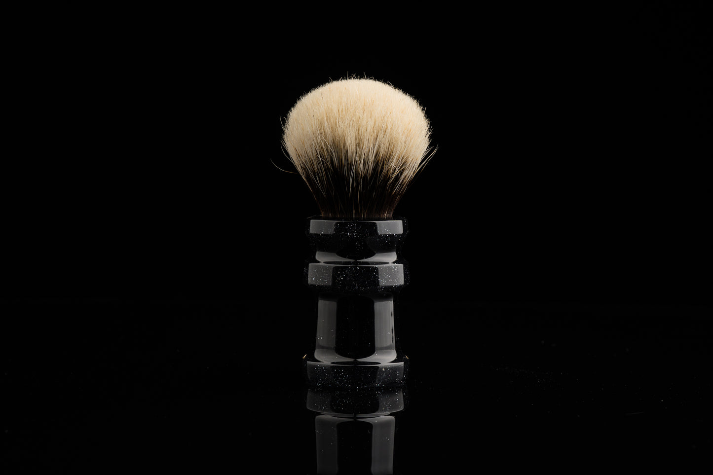 Ding - Glaze - ‘Black’ shaving brush handle