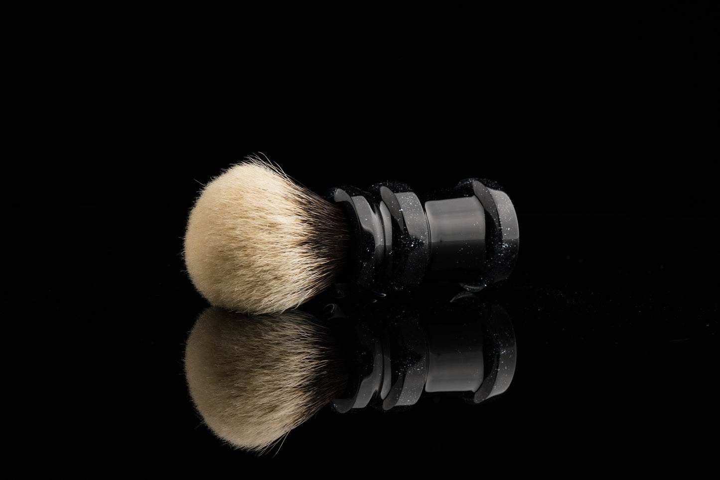 Ding - Glaze - ‘Black’ shaving brush handle