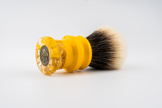 Ding-2(M) - Immersion Gold shaving brush handle