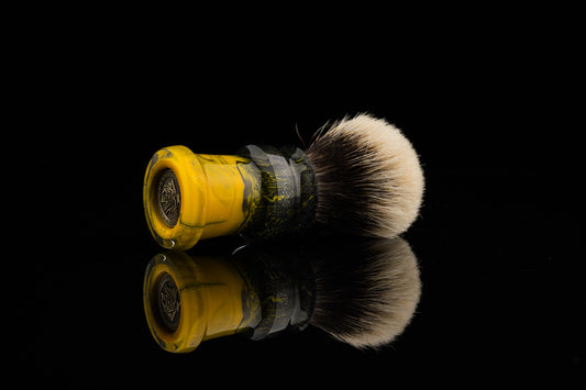 Ding - Glaze - ‘Corrosion’ shaving brush handle