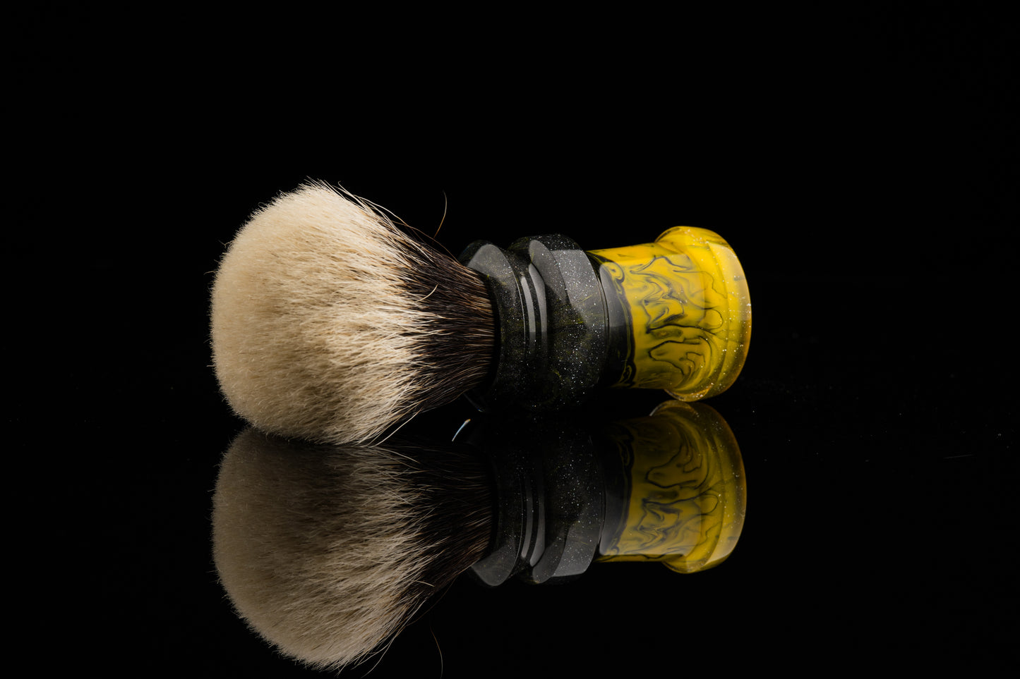 Ding - Glaze - ‘Corrosion’ shaving brush handle