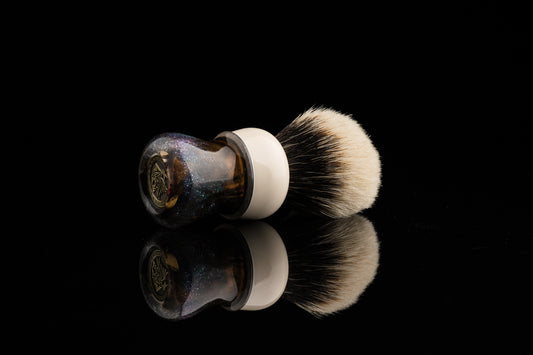 Compass - Glaze - ‘Crimson’ Hybrid shaving brush handle