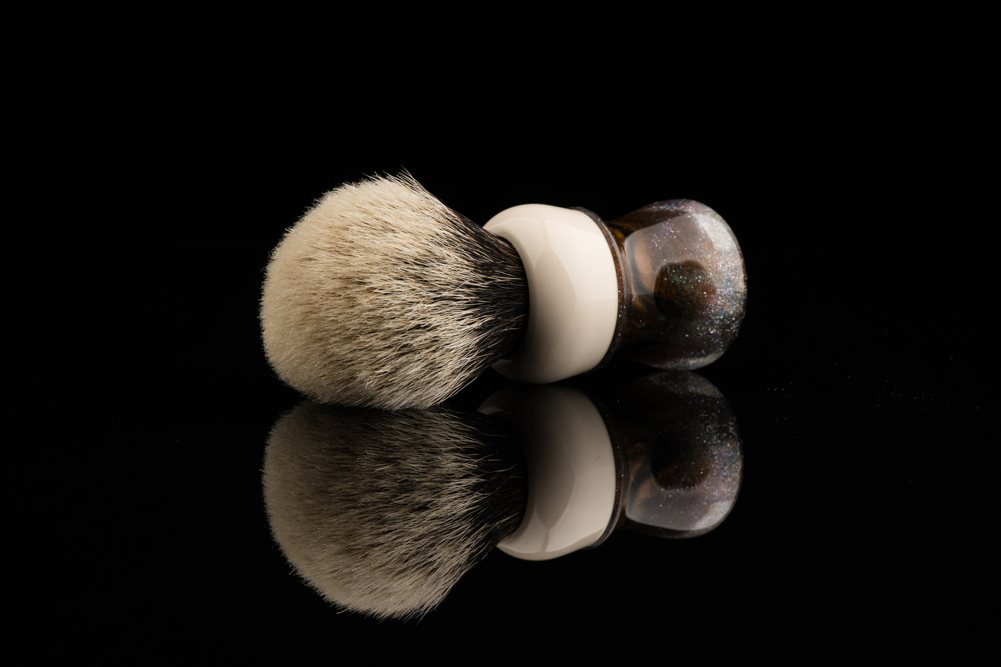 Compass - Glaze - ‘Crimson’ Hybrid shaving brush handle