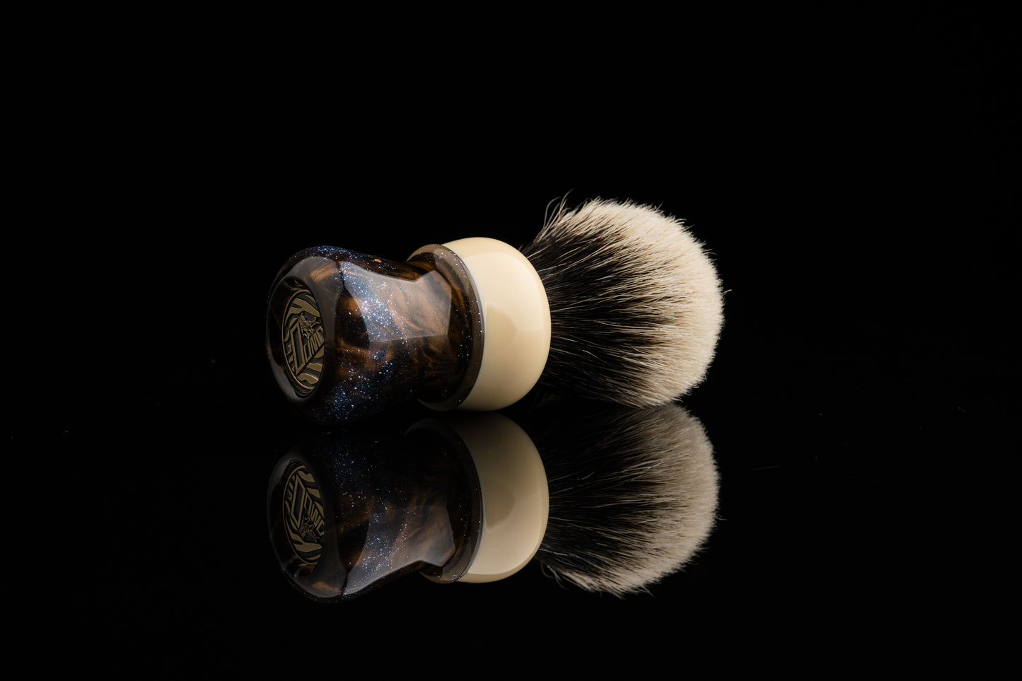 Compass - Glaze - ‘Universe’ Hybrid shaving brush handle