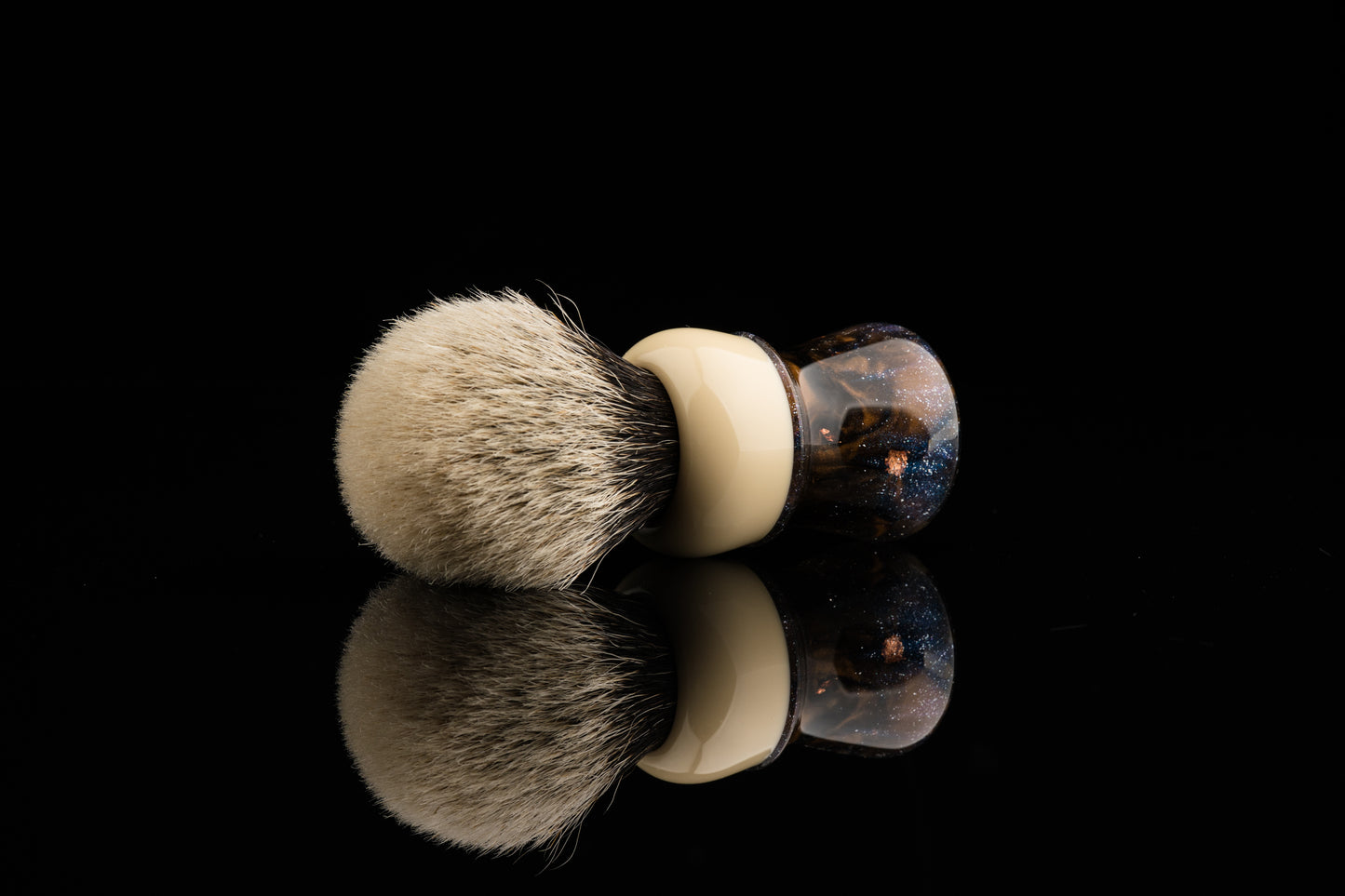 Compass - Glaze - ‘Universe’ Hybrid shaving brush handle