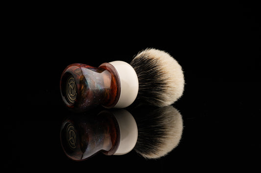 Compass - Glaze - ‘Nebula’ Hybrid shaving brush handle