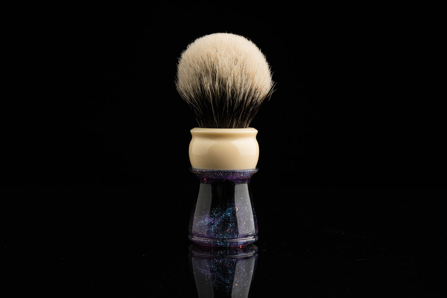 Exceed-贰-Glaze-'Star Cluster' shaving brush handle