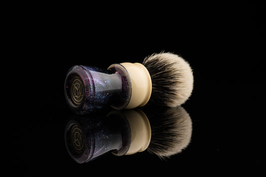 Exceed-贰-Glaze-'Star Cluster' shaving brush handle