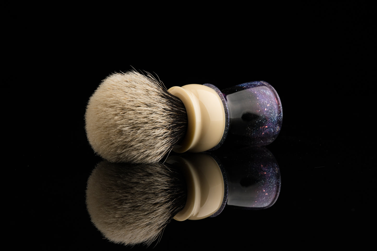 Exceed-贰-Glaze-'Star Cluster' shaving brush handle