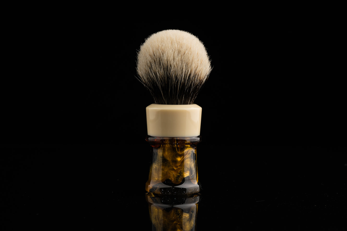 Fortress - Glaze - ‘Golden River’ shaving brush handle