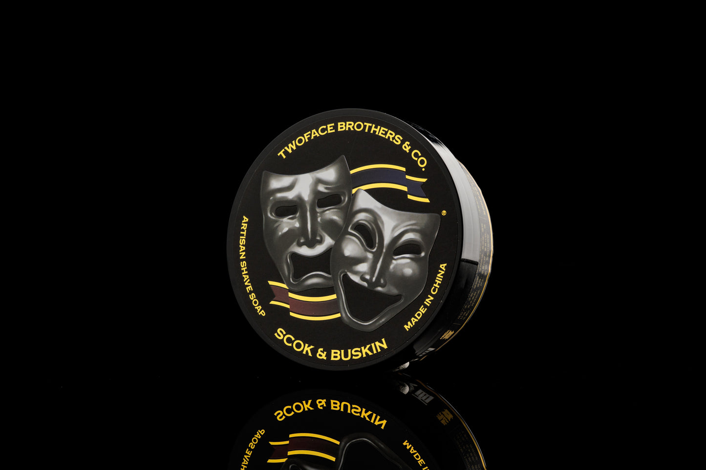 TWOFACE HANDMADE ARTISAN SHAVING SOAP - 悲喜（115g/4OZ）