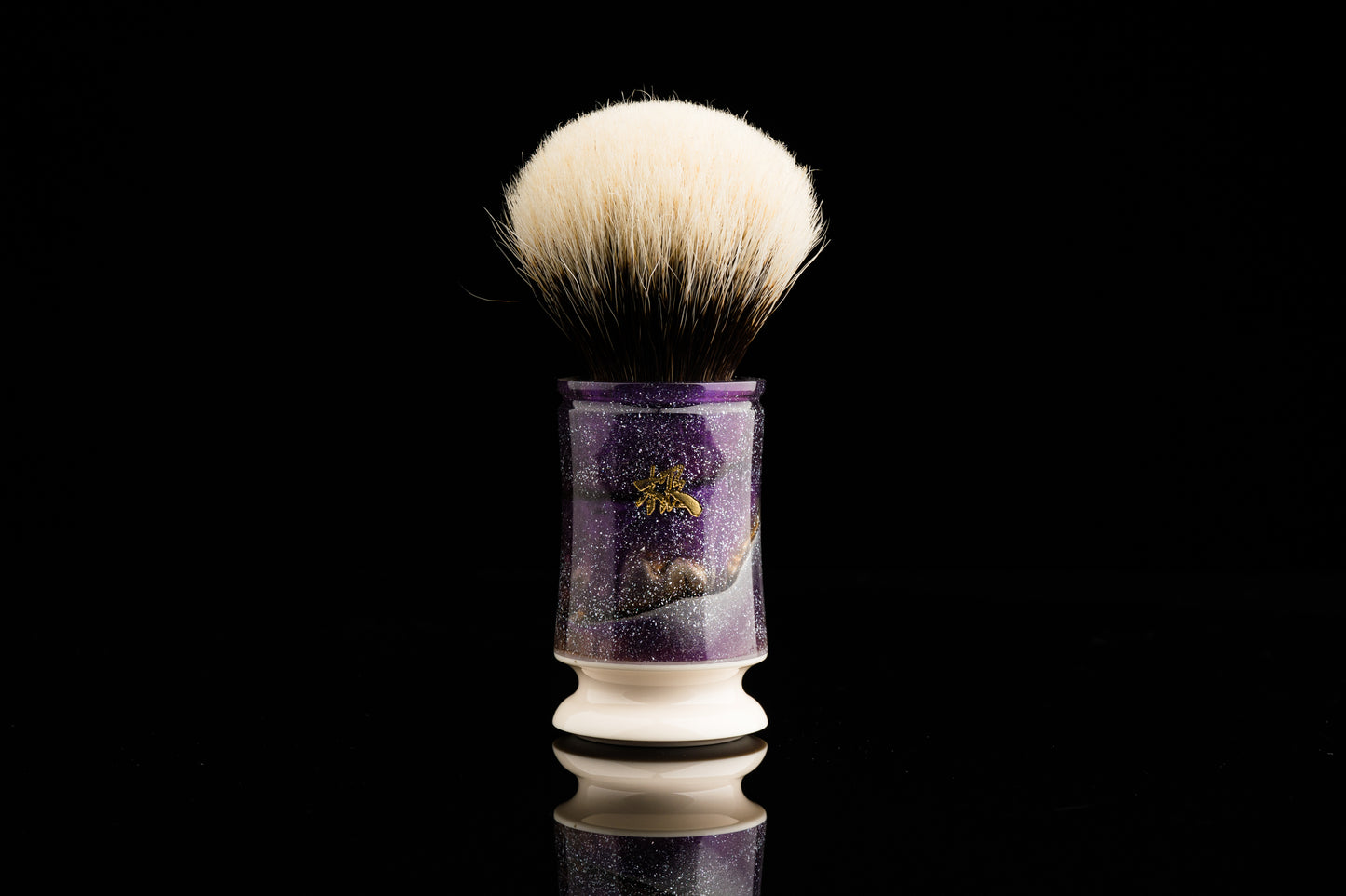 Exceed-6 Evolution - Glaze ‘Undersea’  shaving brush handle