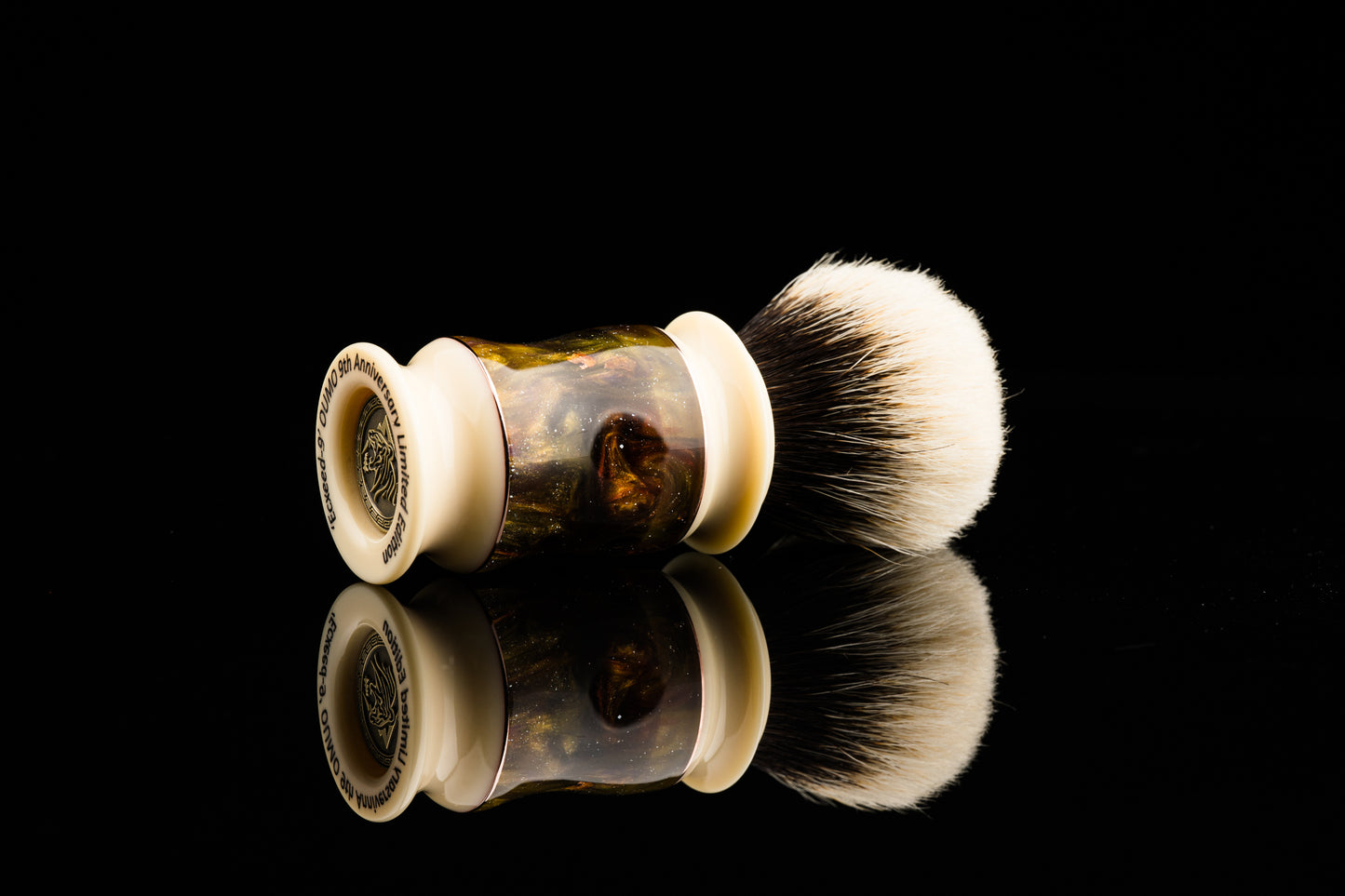 Exceed-玖-Glaze-'M26 Nebula' Limited Edition shaving brush handle