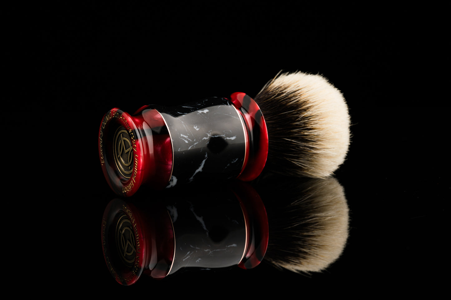 Exceed-玖-Synthetic Turquoise-'Fire Jade' Limited Edition shaving brush handle