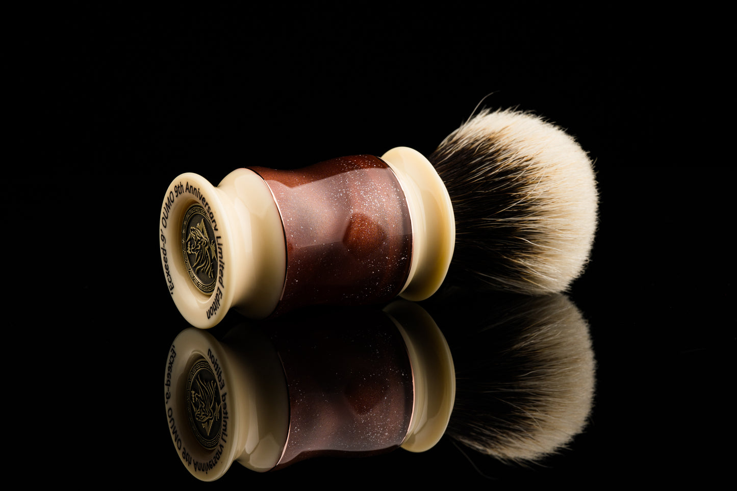 Exceed-玖-Glaze-'丹霞' Limited Edition shaving brush handle