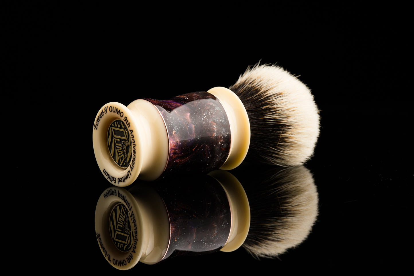 Exceed-玖-Glaze-'Nebula' Limited Edition shaving brush handle