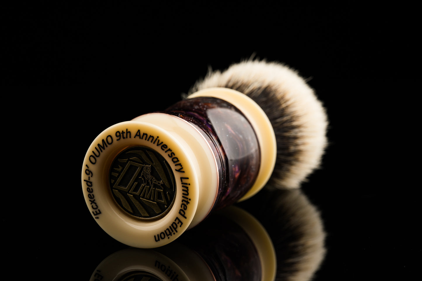Exceed-玖-Glaze-'Nebula' Limited Edition shaving brush handle