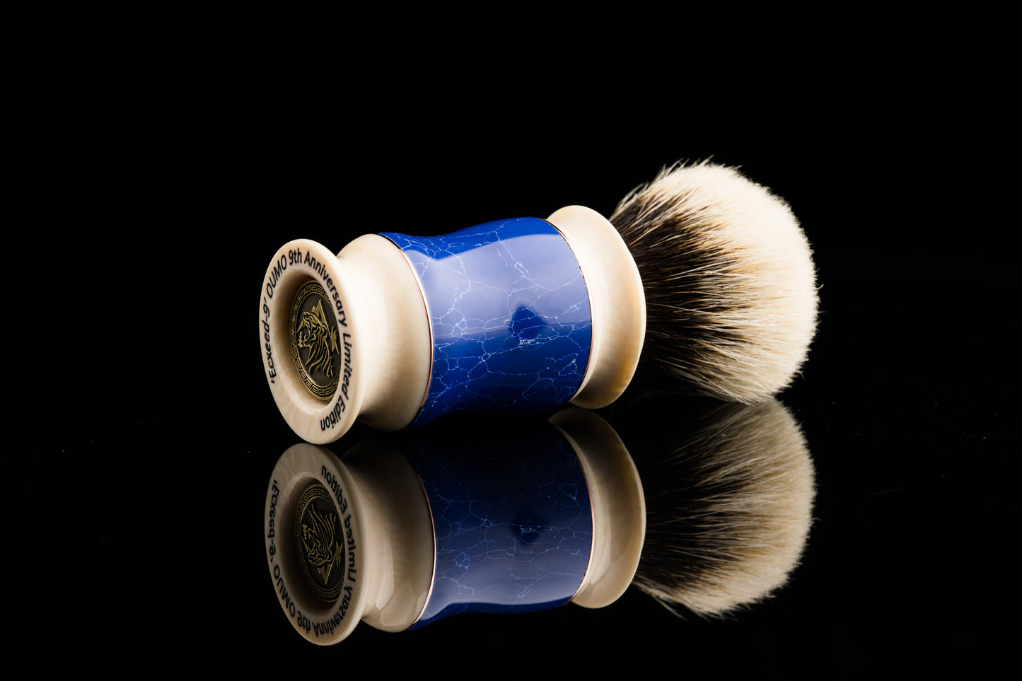 Exceed-玖-Synthetic Turquoise-'Malygos' Limited Edition shaving brush handle