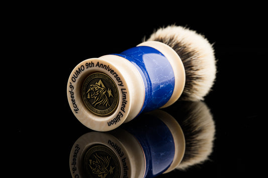 Exceed-玖-Synthetic Turquoise-'Malygos' Limited Edition shaving brush handle