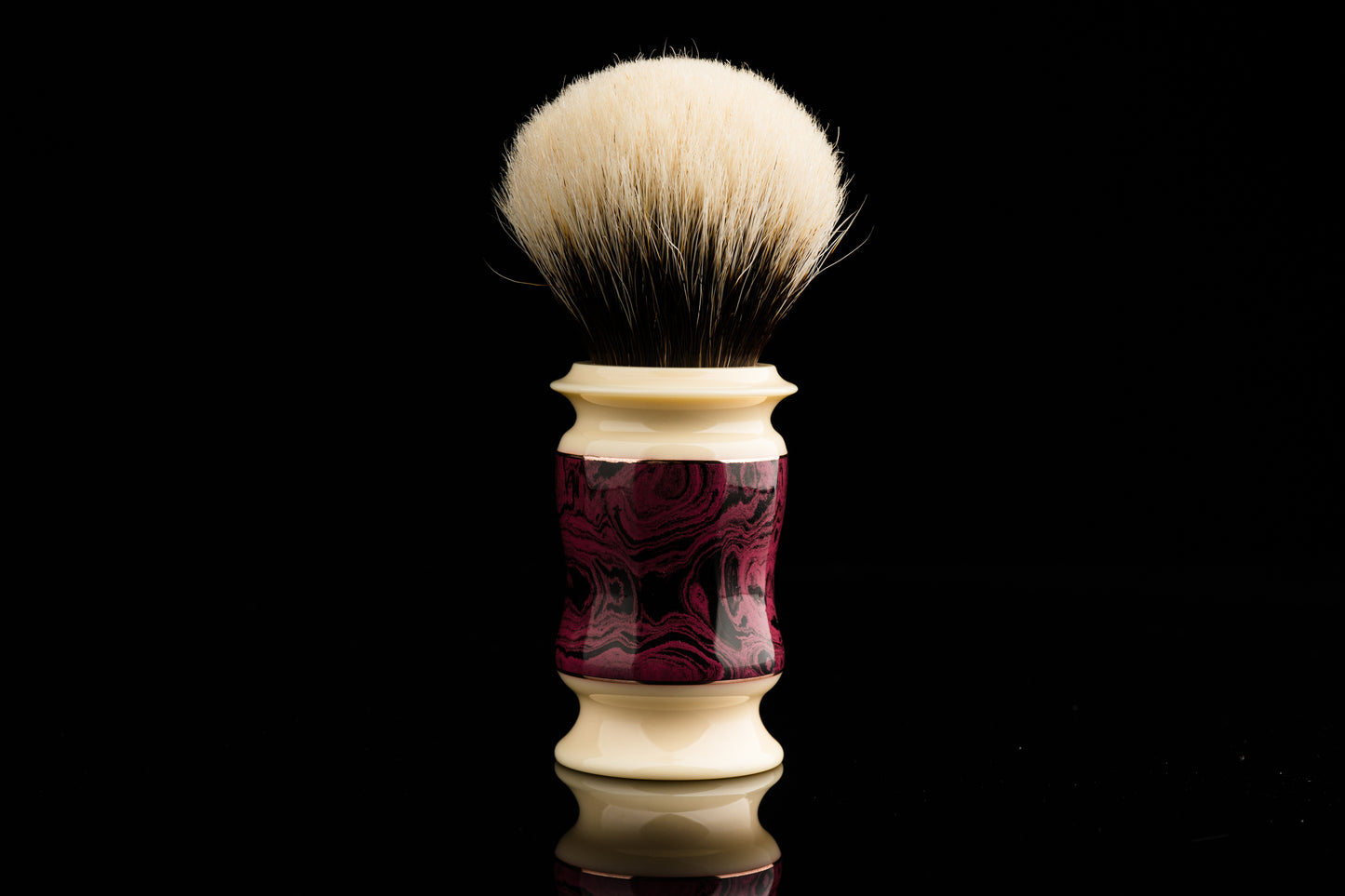 Exceed-玖-Ebonite-'Violet #1' Limited Edition shaving brush handle