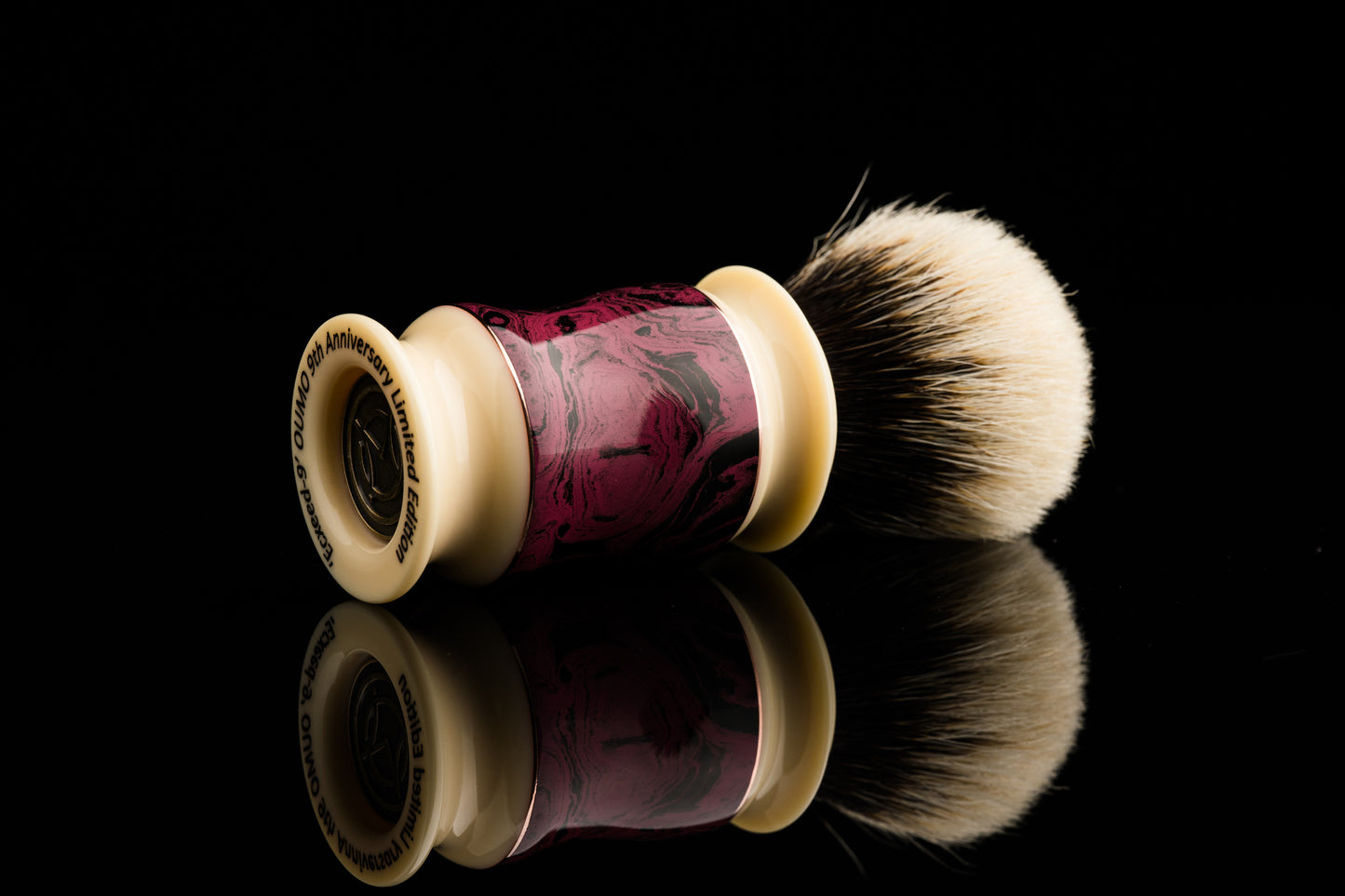 Exceed-玖-Ebonite-'Violet #1' Limited Edition shaving brush handle