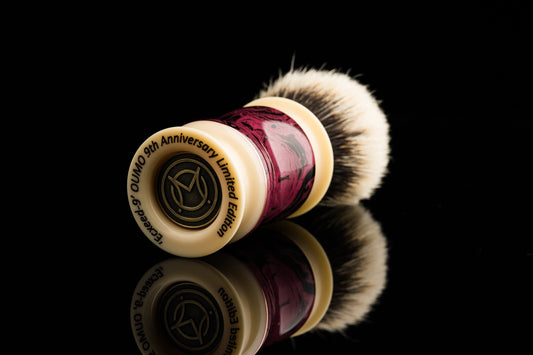 Exceed-玖-Ebonite-'Violet #1' Limited Edition shaving brush handle