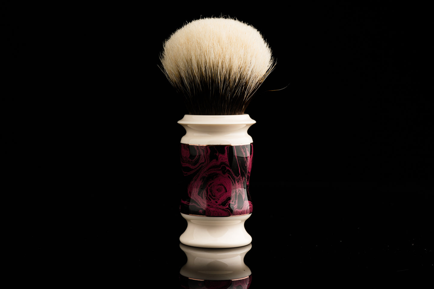 Exceed-玖-Ebonite-'Violet #2' Limited Edition shaving brush handle