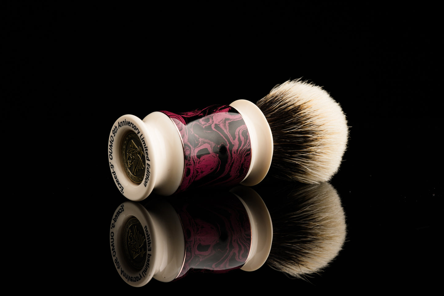 Exceed-玖-Ebonite-'Violet #2' Limited Edition shaving brush handle