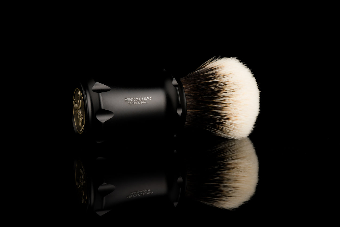OUMO X ARNO - Metal Lighthouse - Black General shaving brush handle