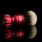OUMO X ARNO - Metal Scarab - Chinese Red shaving brush handle
