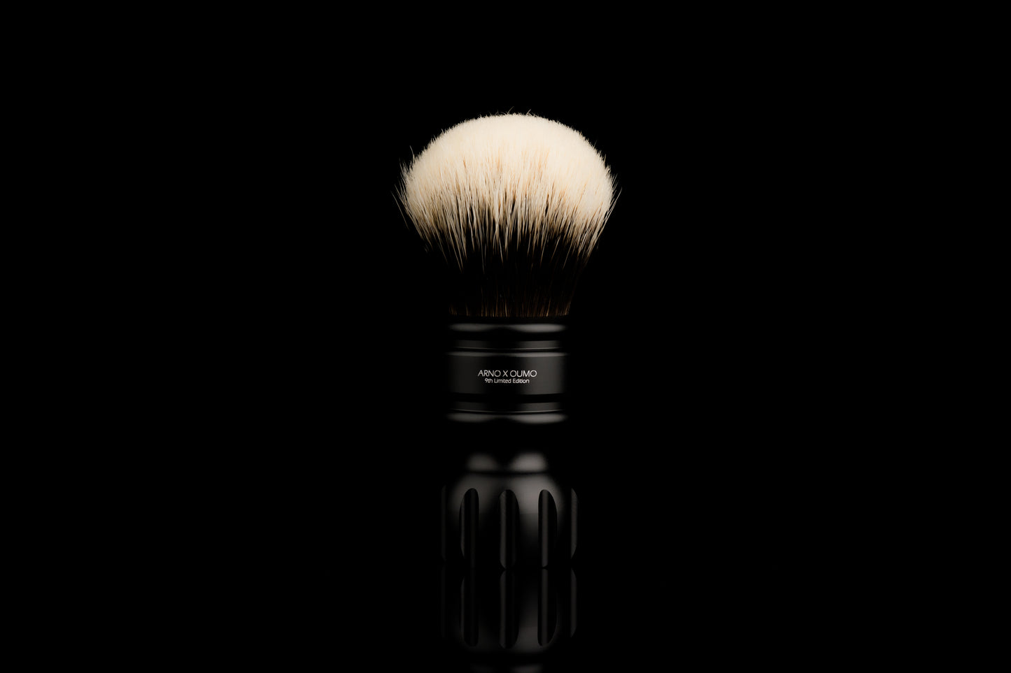 OUMO X ARNO - Metal Scarab - Black General shaving brush handle