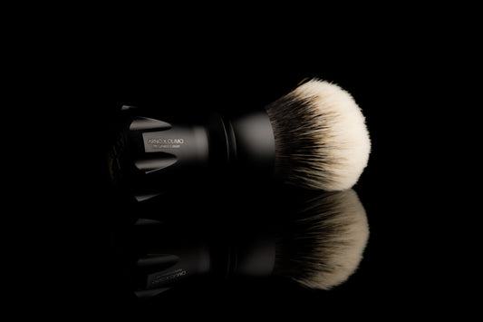 OUMO X ARNO - Metal Shark-1 - Black General shaving brush handle
