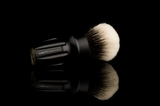 Metal Warring States - Black General shaving brush handle