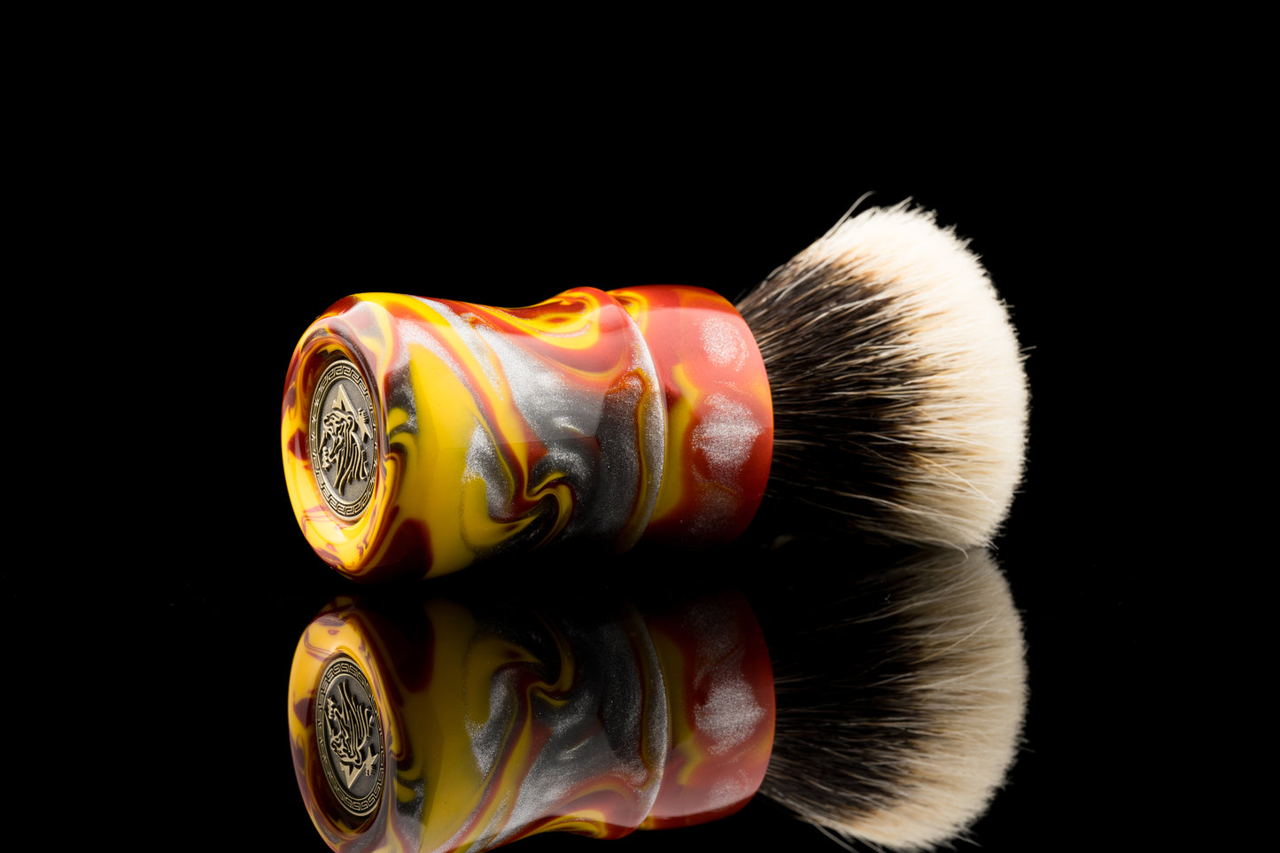 Warhammer - Red Sun Storm shaving brush handle