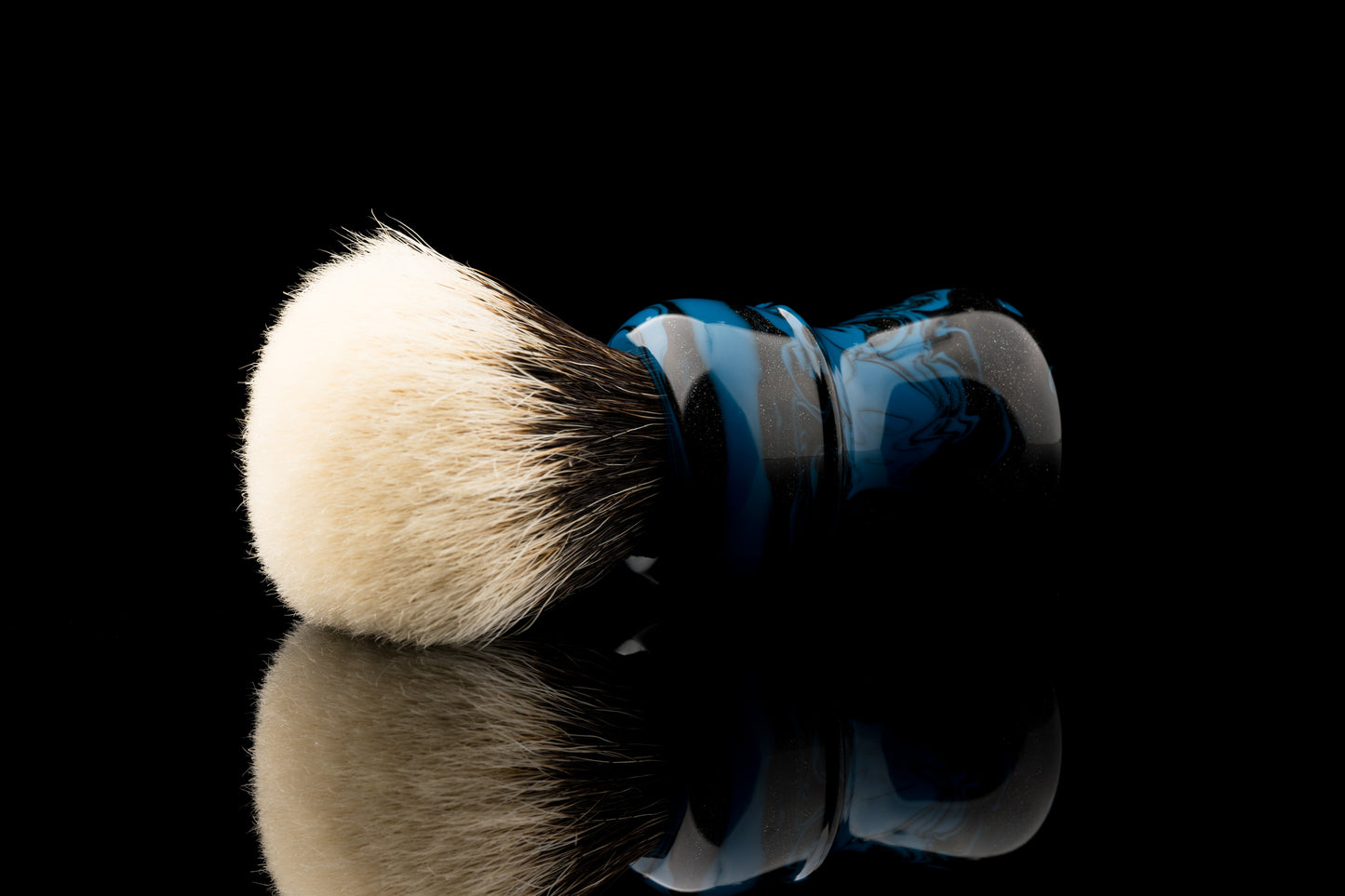 Compass - Deep Blue Universe shaving brush handle